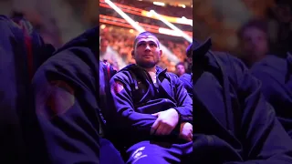 Khabib Nurmagomedov's emotional reaction to his UFC Hall of Fame Announcement #shorts