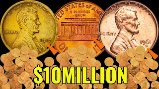 TOP 13 MOST VALUABLE EXPENSIVE PENNIES IN CIRCULATION! PENNIES WORTH MONEY