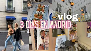 VLOG 2 DIAS EN MADRID - Eventos, comida rica y muchos looks | Julia March