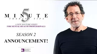 5 Minute Therapy Tips - Season 2 Announcement!