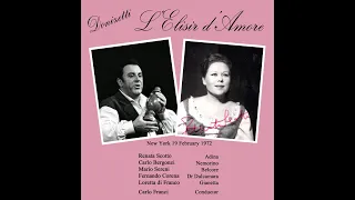 Donizetti  L'Elisir d'amore   Bergonzi, Scotto, Corena, Franci   NY 19 February 1972