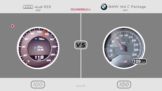 Audi RS5 VS BMW M4 Competition Package // 0-250 km/h