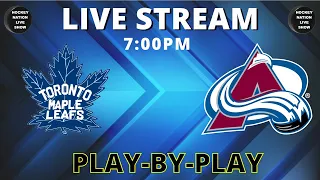 Toronto Maple Leafs vs Colorado Avalanche LIVE | NHL Season 2022 Game Coverage Stream [play by play]