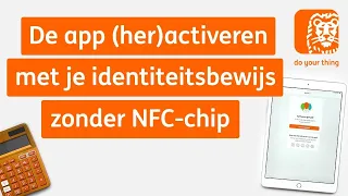 Activeren App met foto van je identiteitsbewijs | Digitaal bankieren: Hoe werkt het? | ING