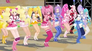 【mmdプリキュア】スイプリ・ハトプリ・フレプリで多里未来のカルテット