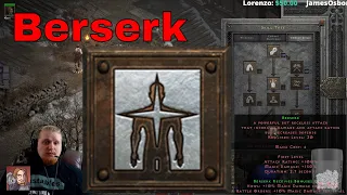 D2R Skills & Abilities - Berserk (Barbarian Combat Skills)