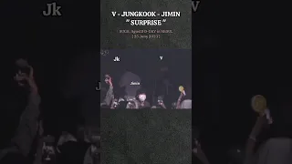 Taehyung - Jungkook & Jimin Surprise Dancing at SUGA Concert in Seoul #bts #shorts