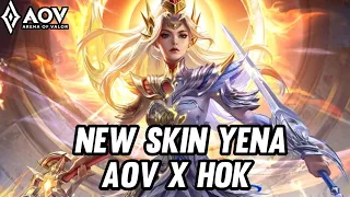 UPCOMING NEW SKIN YENA | AOV X HOK - ARENA OF VALOR