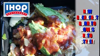 IHOP'S New Breakfast Burrito Bowls Keto Style + Keto Vlog 🤪☕🥣