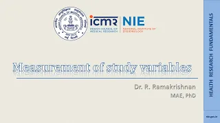 Measurement of study variables