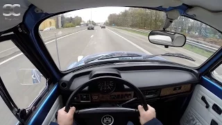 VW Beetle/Käfer (1978) on Belgian Highways - POV Test Drive