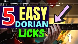 5 Easy Dorian Licks for Beginner Jazz Guitar