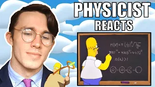 Physicist REACTS to Hilarious Simpsons Scenes