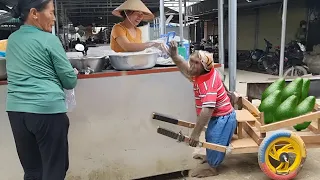 ABU rickshaw harvest avocado sell buy cake! feed mom