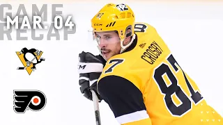 Game Recap: Penguins vs. Flyers (03.04.21) | Three Goals in 71 Seconds