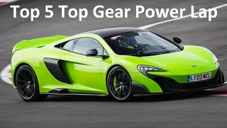 Top 5 Top Gear Power Lap Times(Series 1-24)