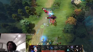 Timado impressed by Yatoro doing the Echo Sabre trick to slow the enemy twice