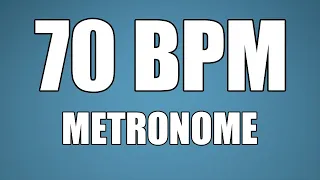 70 BPM Visual Metronome / Click Track.