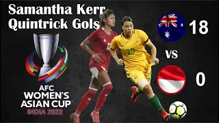 INDONESIA VS AUSTRALIA - HIGHLIGHTS AND GOALS-AFC Women's Asian CUP 2022