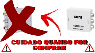 Mini Conversor AV para HDMI-TESTE