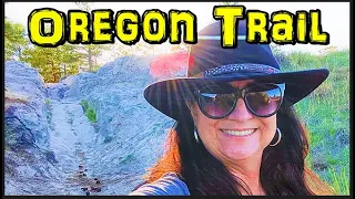 Oregon Trail Historical Tour - Oregon Trial Guernsey Ruts, Register Rock Near Fort Laramie