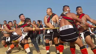 Naga Tug-of-war | Kohima village | Sekrenyi festival | Naga wrestlers.
