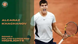 Carlos Alcaraz vs Karen Khachanov (R16) Roland Garros 2022 Highlights AO Tennis 2 PS4 Gameplay