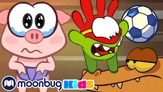 Om Nom Stories - The Lost Ball | Cut The Rope | Funny Cartoons for Kids | Moonbug Kids TV