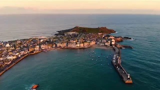 St Ives 2019 from the air 4k