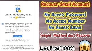 Google Account Recover kaise kare 2023 | Couldn't sign you in |Recover gmail without phone or email