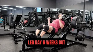Leg Day 6 Weeks Out | Pro Classic Physique Prep