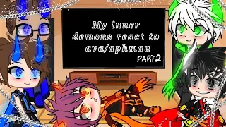 My inner demons react to ava/aphmau part 2 (sorry if is short) 😎😎😎😎