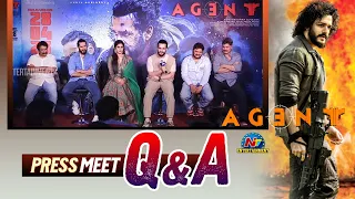 Agent Movie Press Meet Media Q & A | Akhil Akkineni | Surender Reddy | NTV ENT