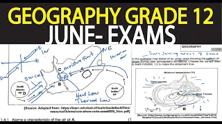 GEOGRAPHY GRADE 12 JUNE EXAMS  2023 [THUNDEREDUC] BY S.JAFAR