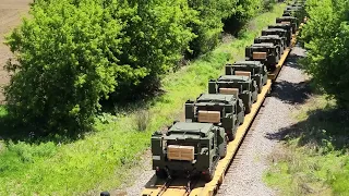 Wisconsin & Southern T004 with Military Vehicles