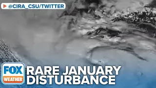 Rare January Tropical Disturbance Being Monitored In Atlantic