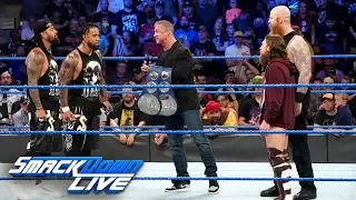 The Usos crash Shane McMahon’s SmackDown Tag Team Title presentation: SmackDown LIVE, May 7, 2019