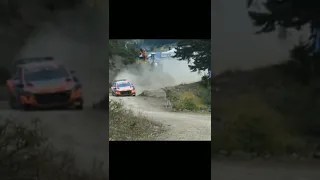 Ott tanak maximum attack with Hyundai i20 wrc on rally acropolis 2021