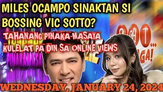 MILES OCAMPO SINAKTAN SI BOSSING VIC SOTTO?