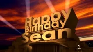 Happy Birthday Sean