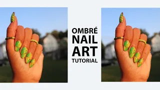 Optical Illusion Ombre/Reverse Ombre/Double Ombre French Nail Trend | Nail Art Tutorial