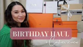 WHAT I GOT FOR MY BIRTHDAY! | Hermes Bag & Cartier Bracelet + Review