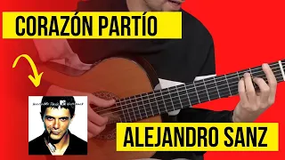 Corazón Partío (Alejandro Sanz) | Tutorial Guitarra Acordes y Ritmo