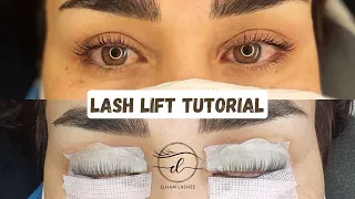 lash lift tutorial for beginners | lash lift & tint | lift lashes