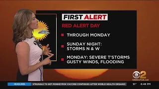 First Alert Weather: CBS2's 7/24 Sunday evening update