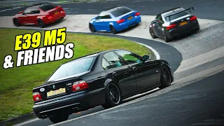 BMW E39 M5 Having FUN with M3's on the Nürburgring!