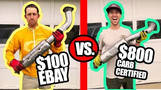 Catalytic Converters Tested - $100 EBAY vs $800 CARB Certified