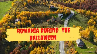 Romania during the Halloween - Colors of October in Pestera Village, Brasov (4K) #halloween #romania