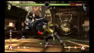 Mortal Kombat 9 Cyrax reset combo