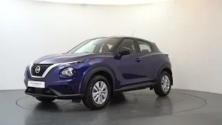 Very Stylish Nissan Juke 1.0 DIG-T 114 Visia in Ink Blue Metallic at Western and Barnetts Nissan